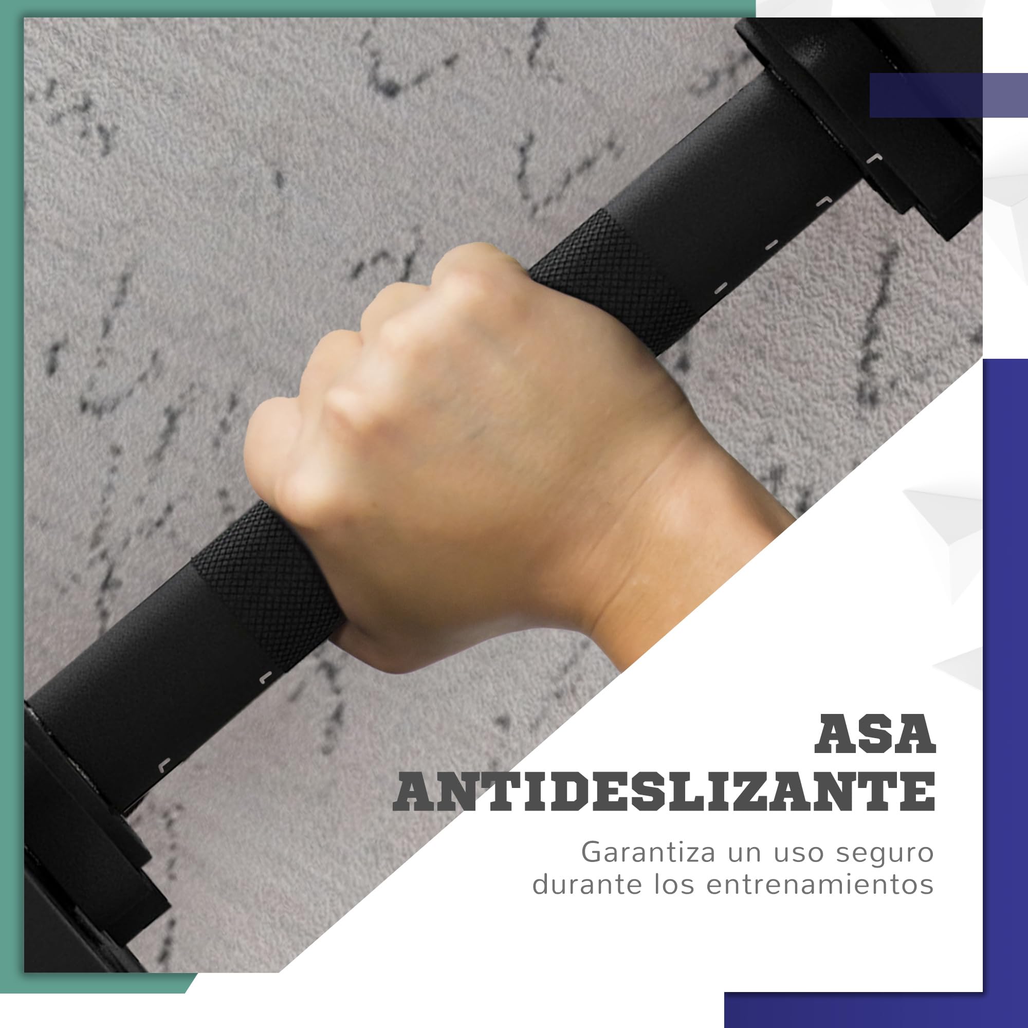 SPORTNOW Set di manubri regolabili 2 in 1, 15 kg a 30 kg, set di manubri con barra di collegamento e impugnatura antiscivolo, manubri e manubri per uomini e donne, esercizio fitness, casa palestra