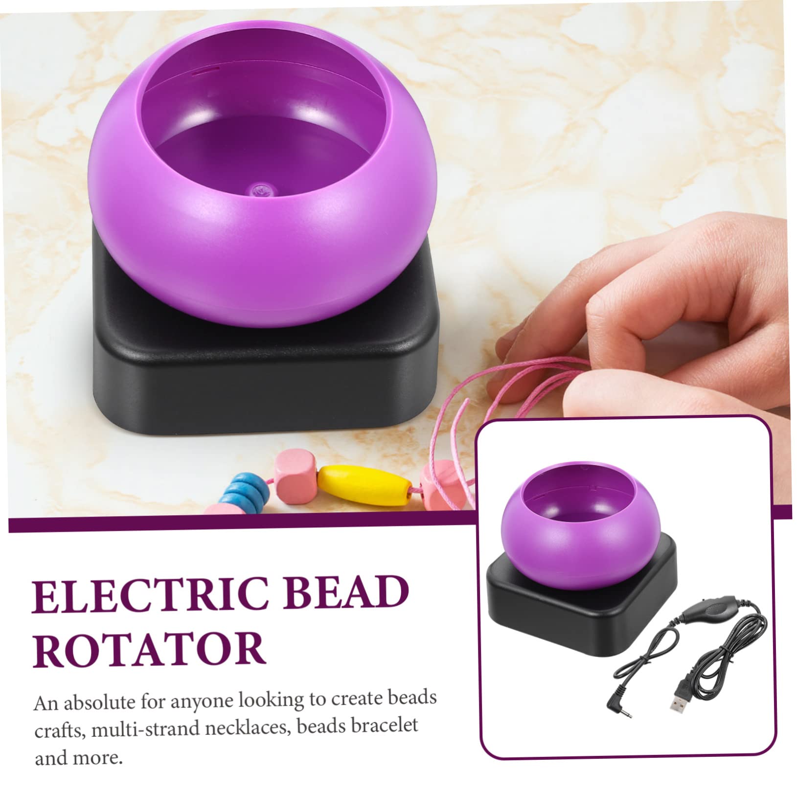 NUOBESTY Bead Threading Machine Fuse Beads DIY Bracelet Beading Multi-Strand Necklace
