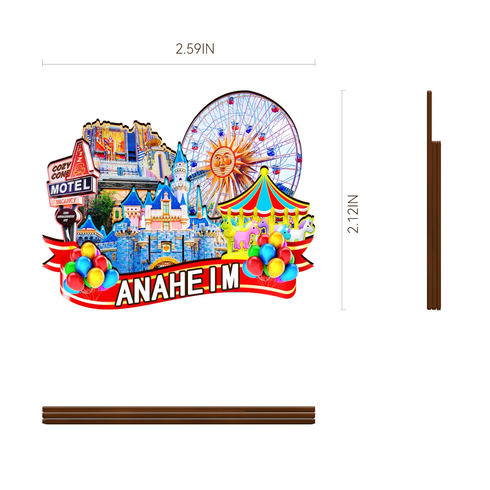 Calamita Da Frigorifero 3D Cusco Perù - Souvenir Di Viaggio In Resina Fatta A Mano - Dimensioni 8x5 Cm - Idea Regalo - 4