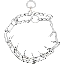 Choker Prong/Pinch/Spike Chain Collar 20" for Dogs up to 250 Lbs
