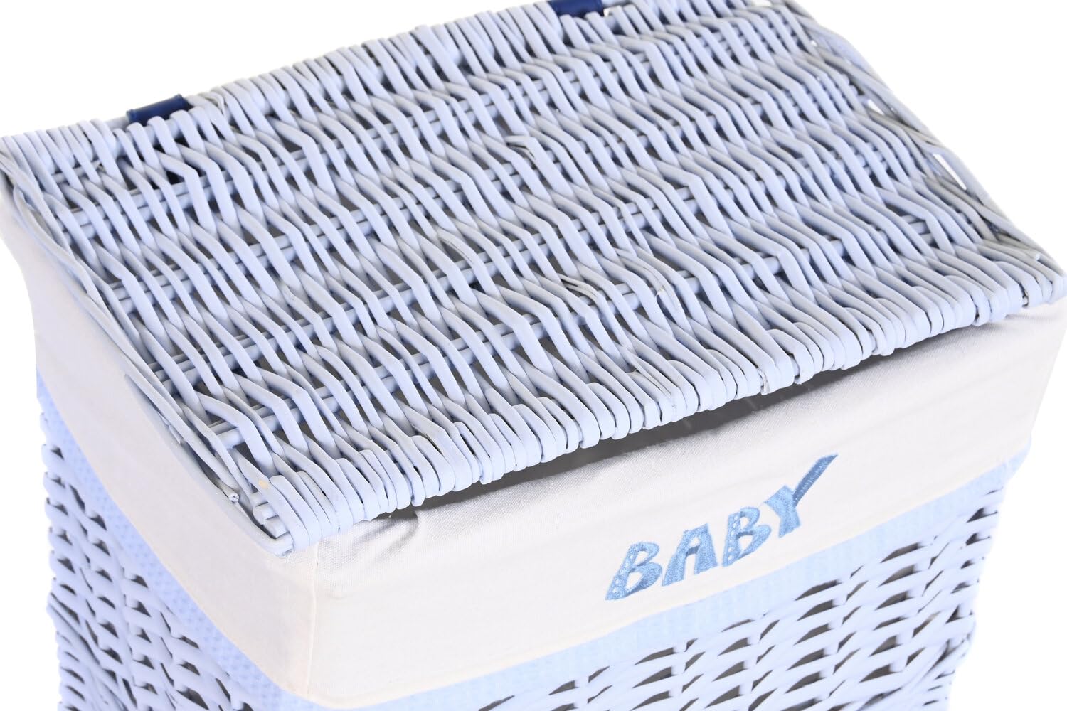 CESTA ROPA SET 5 MIMBRE POLIESTER 44X34X56