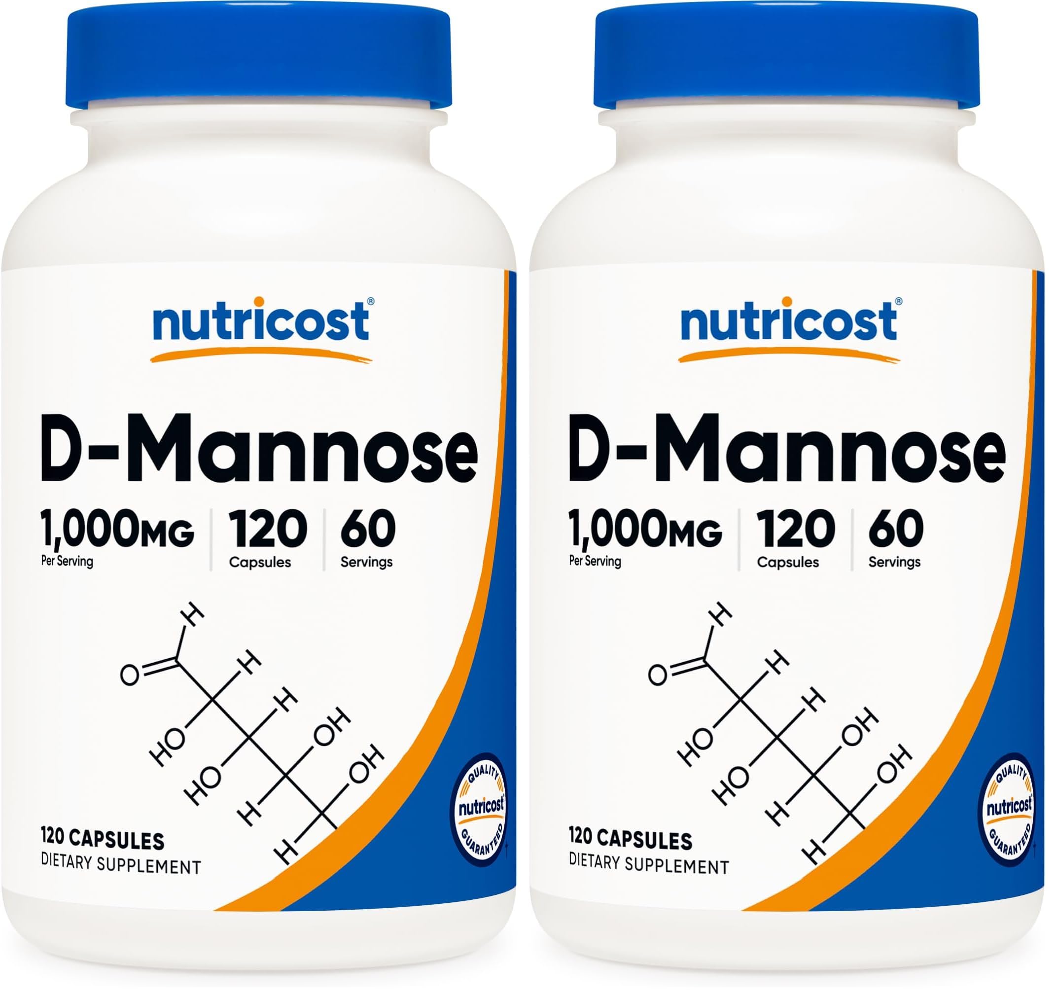 Nutricost D-Mannose (1,000mg Per Serving) 120 Capsules, 60 Servings — Amazon image 10