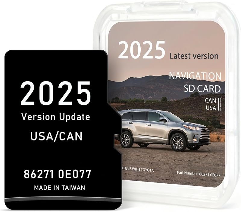 Cartão microSD de atualização de navegação Toyota Navtimi 2026 – 1 unidade