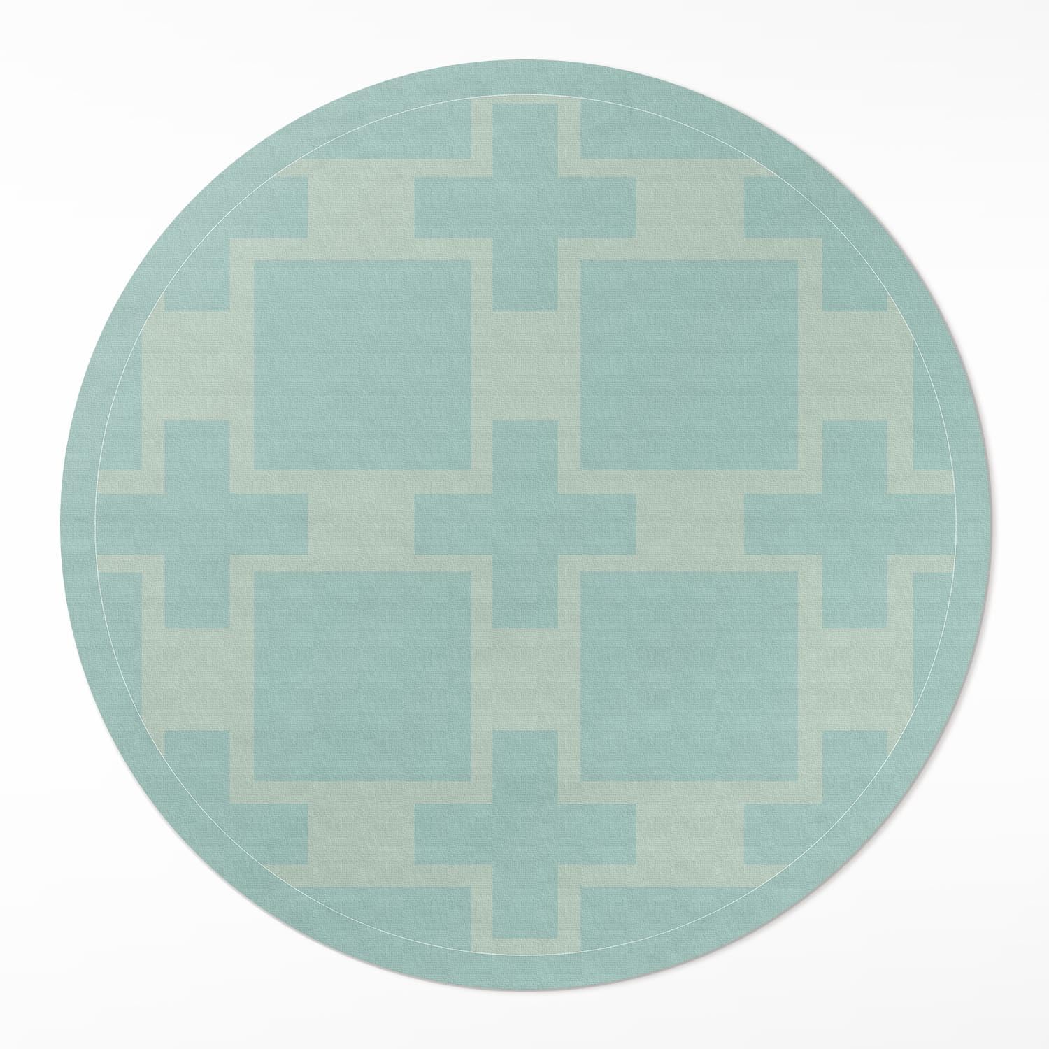 Tapis vinyle rond ø50 cm résistant à la rayure et tapis de sol PVC entretien facile cuisine