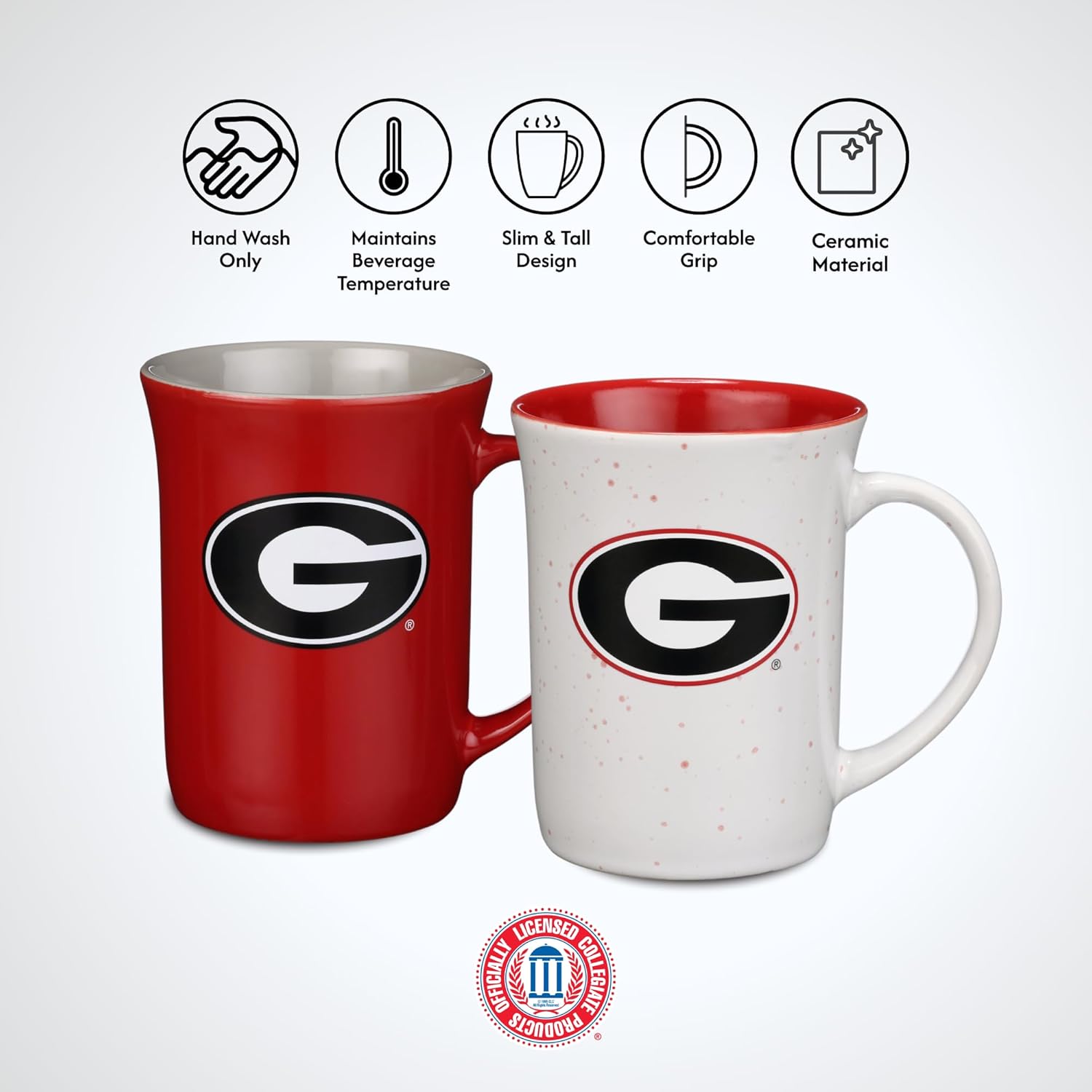 The Memory Company | Licensed NCAA 2-Pack Home/Away Speckle Mug - Image 7