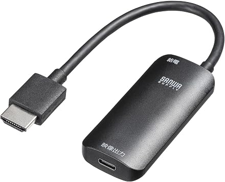 Sanwa Supply AD-HD26TC HDMI to Type-C DP Alt Mode Adapter 4K/60Hz