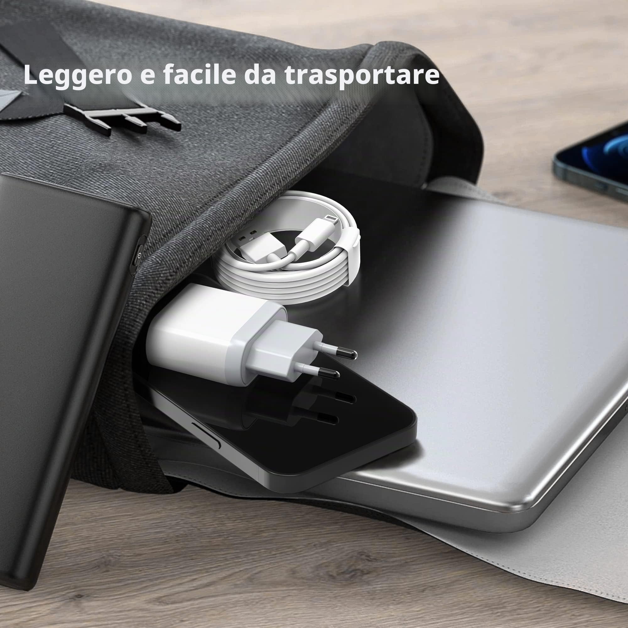 Caricatore for iPhone, Caricabatterie con 2M Cavo per iPhone 8 7 6 6S X XS 11 12 13 14 Pro Max Plus, iPad, 2-Pack Carica Batteria 2.1A 5V USB Presa Spina Alimentatore Charger Caricabatteria Nisiyama