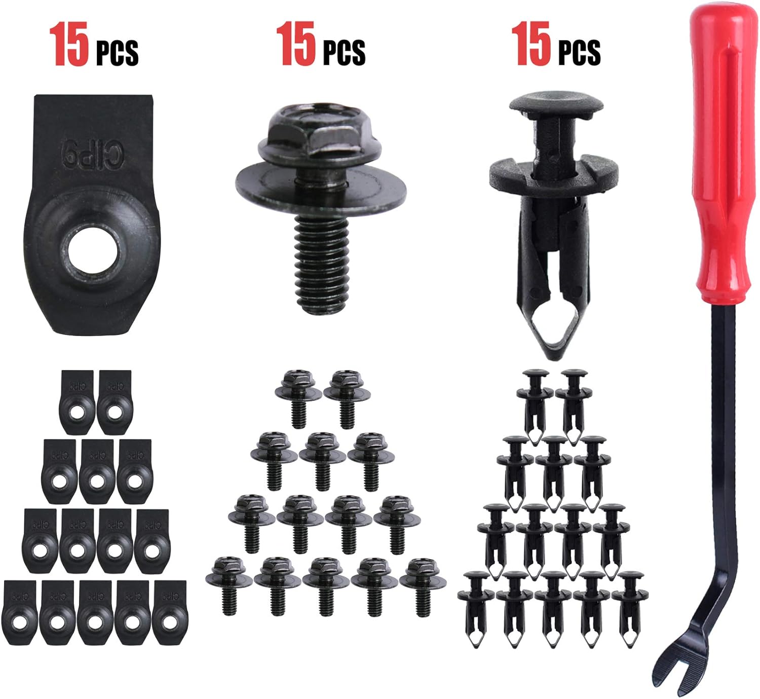 Buy Xislet 45PCS Universele motor onder dekking Splash Shield Guard