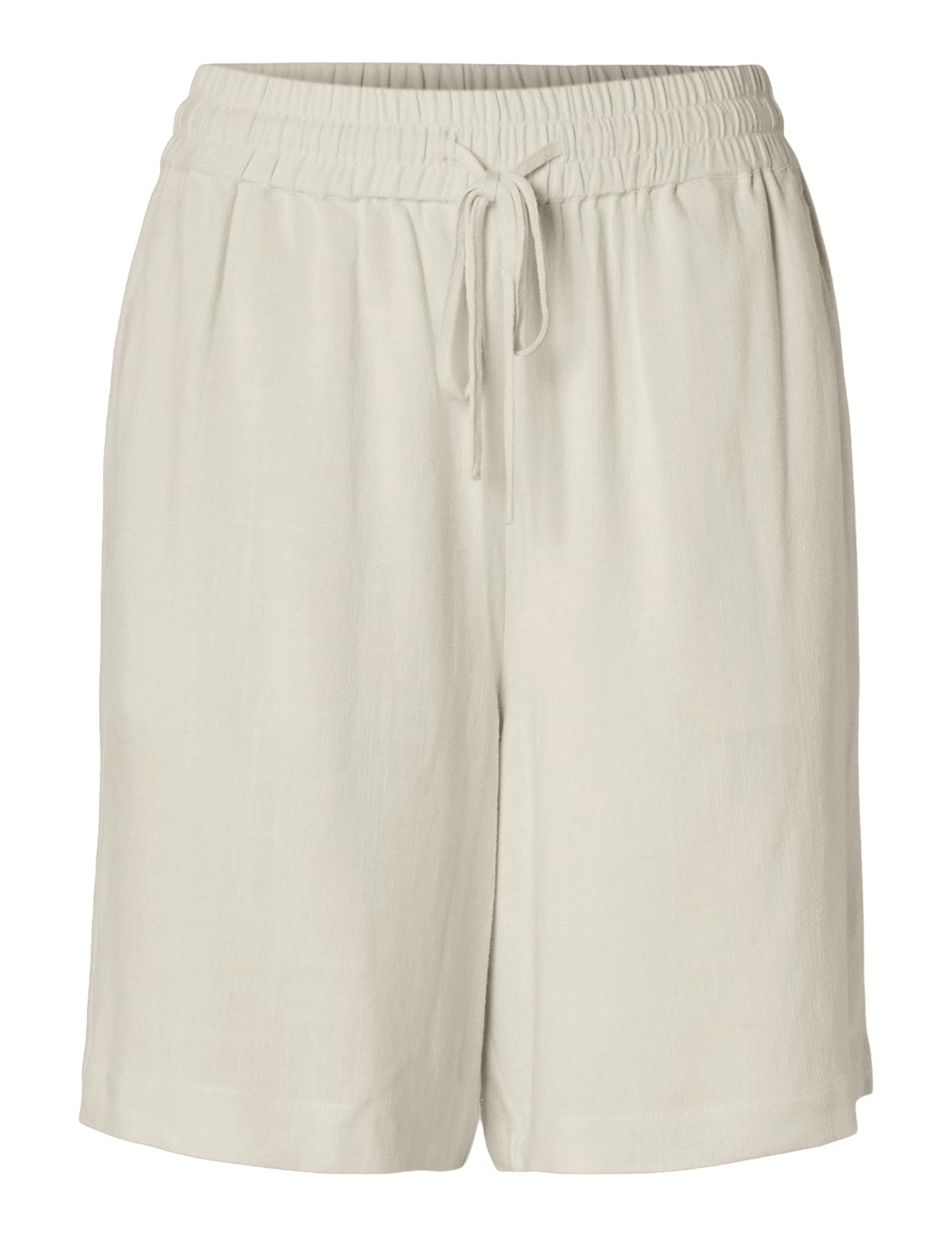 SELECTED FEMME Women's Slfviva Mw Noos Shorts, Sandshell, 10