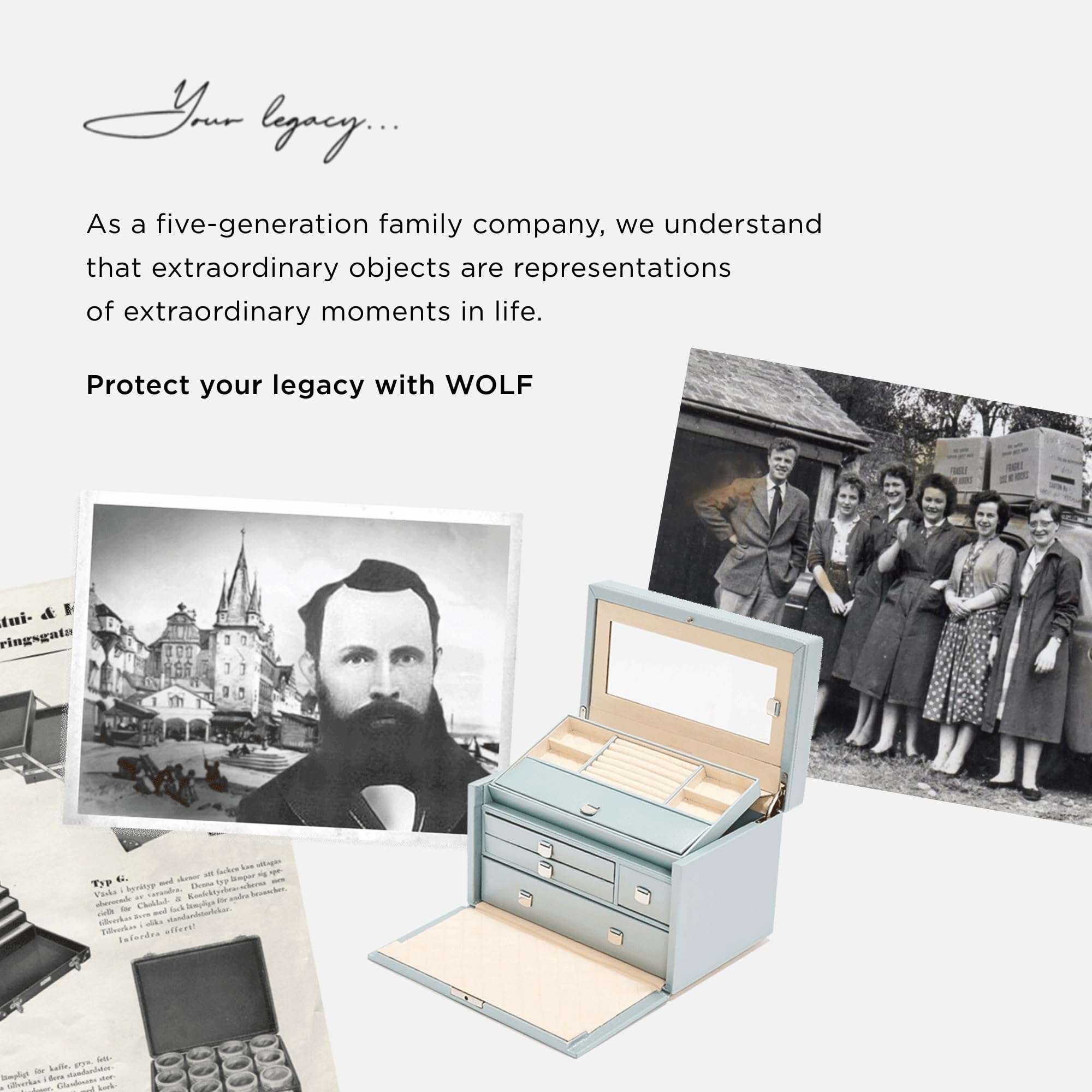 Amazon.com: WOLF Windsor 15-Piece Watch Box, Brown/Orange