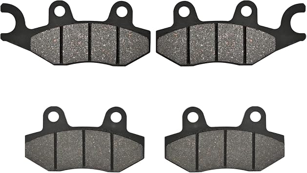Front and Rear Brake Pads Compatible with Kawasaki EX250 EX250R Ninja 250R 08-12 EX300 EX 300 Ninja 300 13-16, Compatible with Kawasaki KVF750 Brute Force, 650 KL650 Klr650 08-16