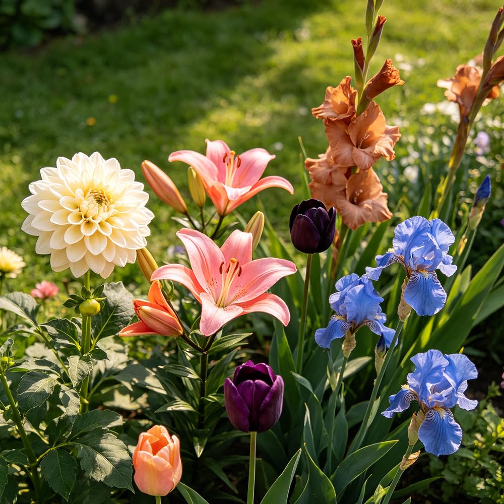 FioriRizoma multicolore - Aiuole rialzate giardino precoce giardino decorazione 20Bulbi