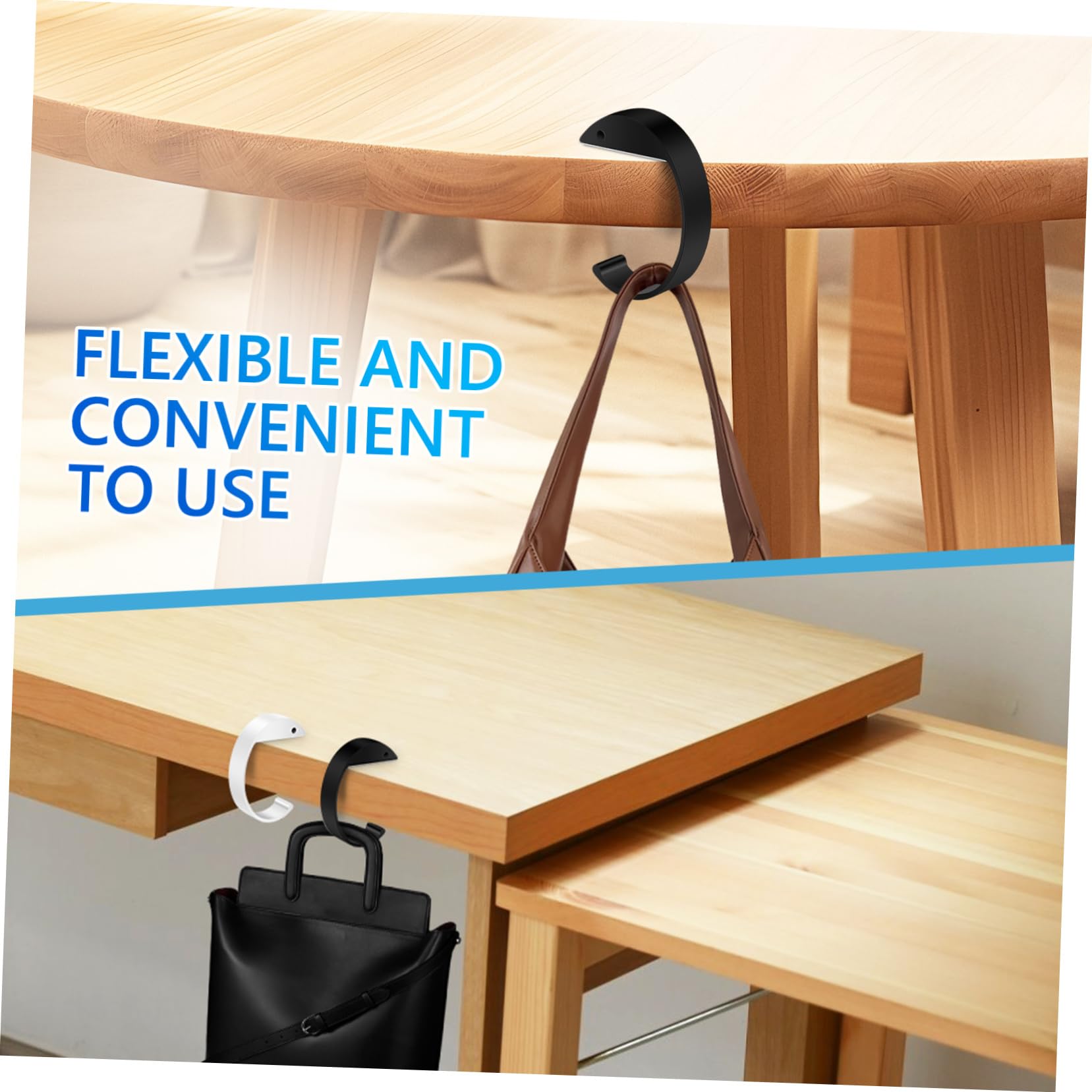 OATIPHO 2pcs c Shape Table Hook Desk Backpack Hook Purse Hanger Holder Bag Hanger for Table Desk Accessories