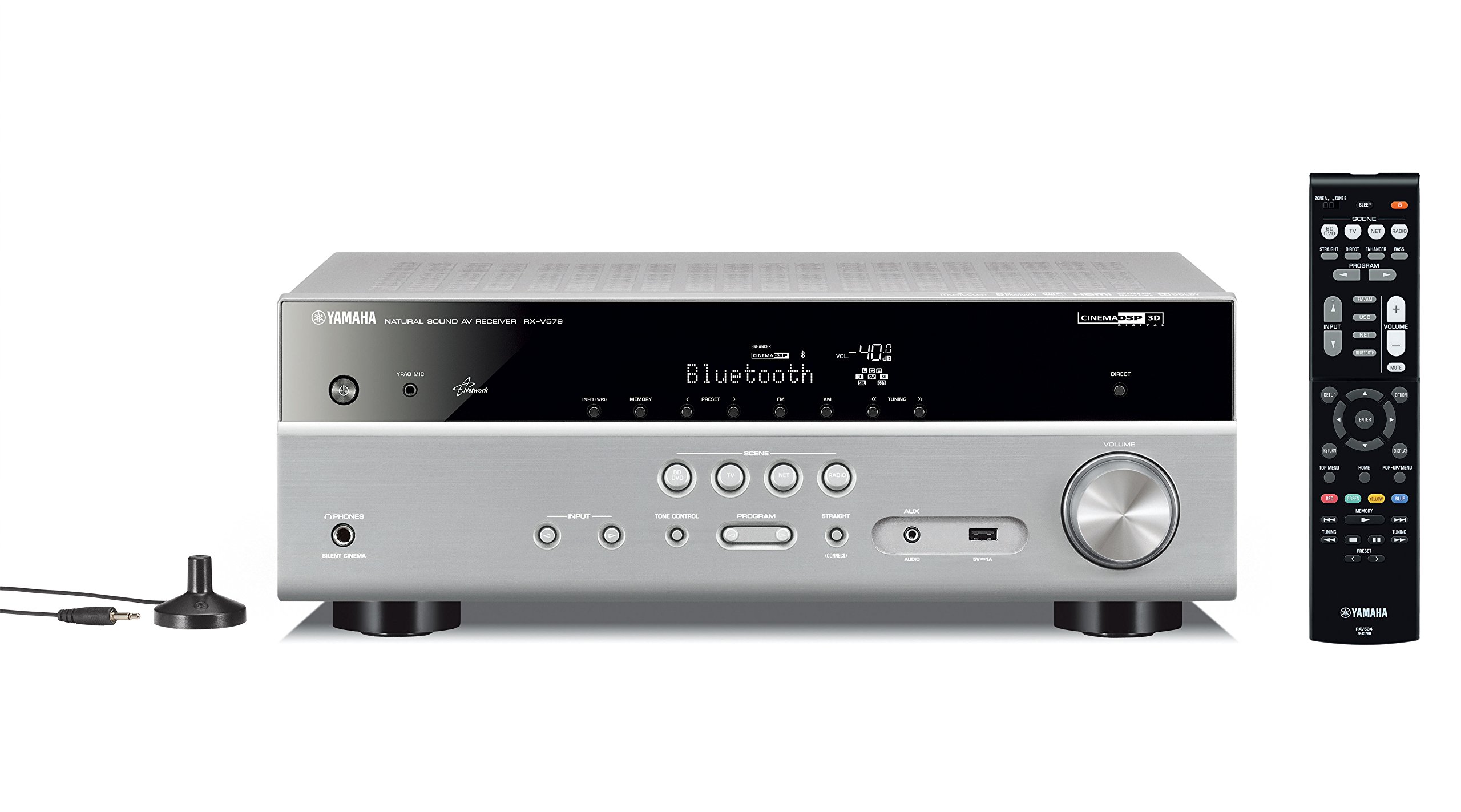 YAMAHA RX-V579 AVアンプ 完全OK Yamaha RX-V579 7.2-channel home theater receiver with Wi-Fi