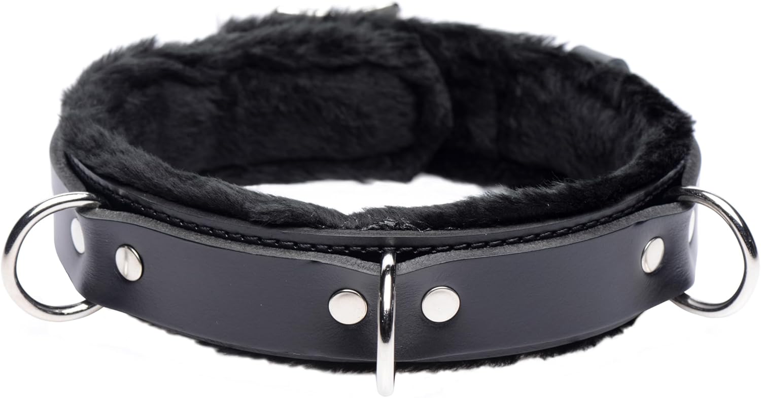 Strict Leather Fur Lined Collar