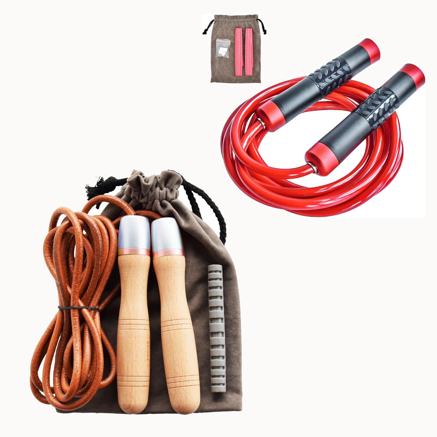AhomieLeather Jump Rope and Weighted Jump Rope