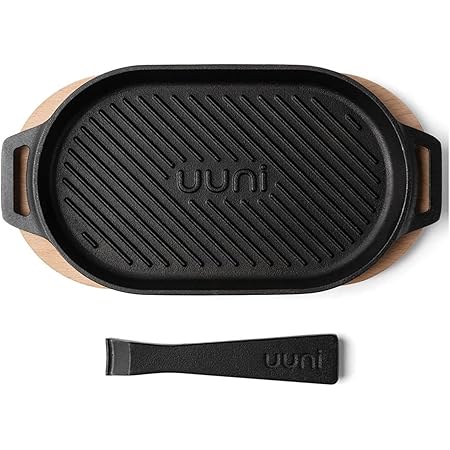 Ooni Grillpfännchen Gusseisen, Eisenpfanne, Gusseisenpfanne Grill Pfanne Gusseisen, Gusseisen-Pfanne