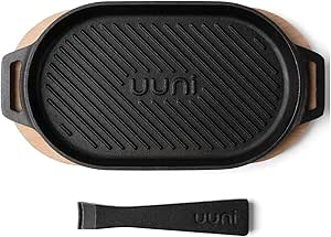 Ooni Grillpfännchen Gusseisen, Eisenpfanne, Gusseisenpfanne Grill Pfanne Gusseisen, Gusseisen-Pfanne