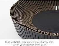 Vista 2 de Nest - Cama rascador para gatos (negro medianoche, sin montar)