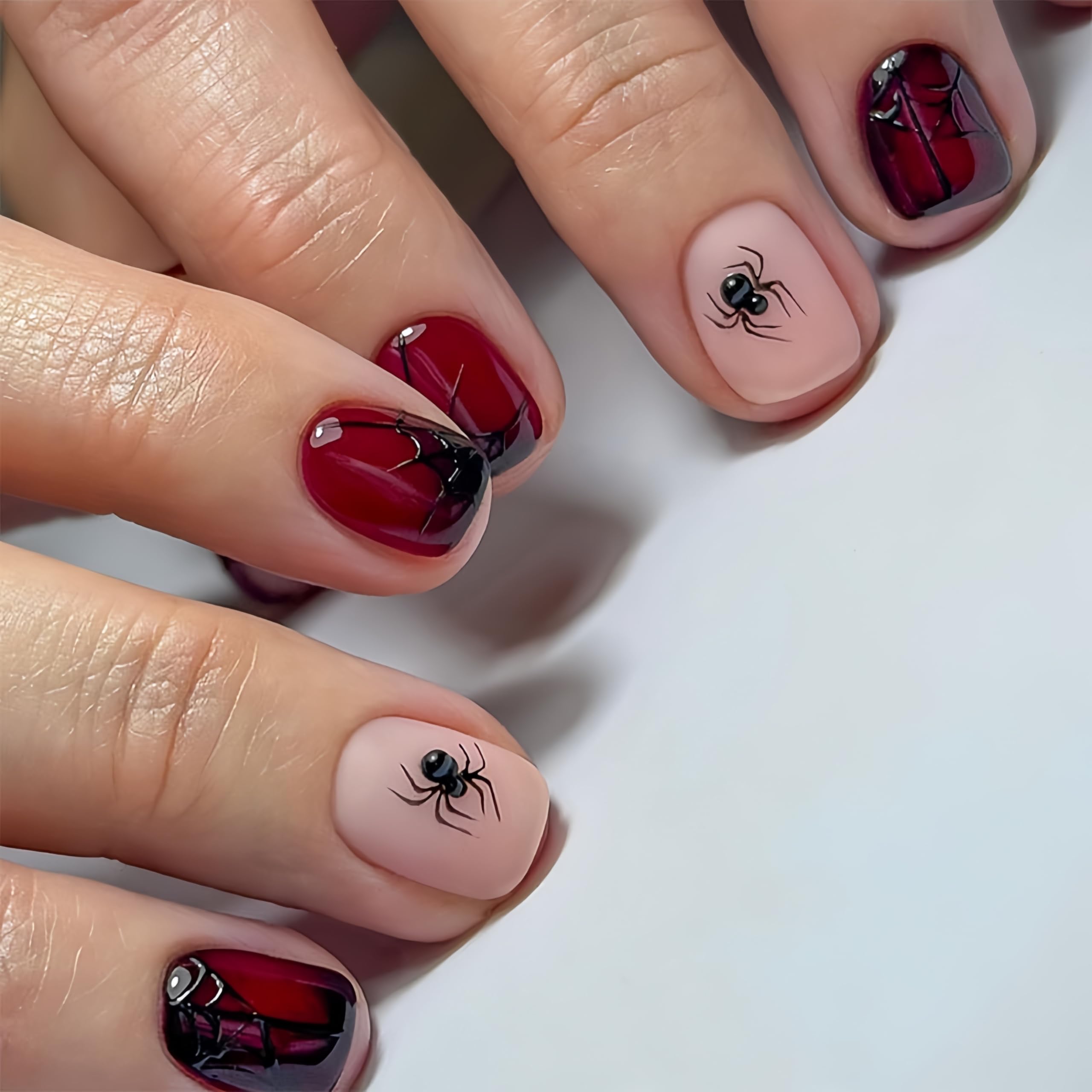 SXVME Soft Gel Press on Nails Short Square