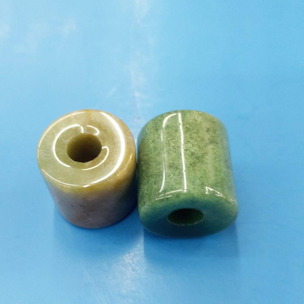 10pc/Bag Natural Stone Pendant 16x16mm Cylindrical Semi-Precious Stone Pendant DIY Necklace Pendant Jewelry Accessories - (Color: 7; Item Diameter: 9mm) Primary Stones and Minerals ( Color : 4 , Size