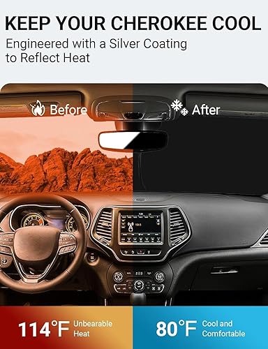 Vista 127 de Proadsy Parasol para parabrisas para BMW X1 F48 2016-2022 de 4 capas plegable, protector de parasol frontal que bloquea los rayos UV y mantiene