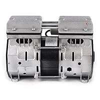 Vista 3 de Bomba de vacío sin aceite 110 V Bomba de vacío de diafragma de laboratorio sin aceite 8 bar 370 W 2A Bomba de vacío sin aceite 100L/min 1100W 5A