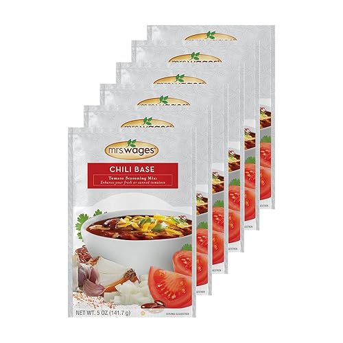 Miniatura 4 de Mrs. Wages MRS WAss Chili Base Canning Mix, paquete de 5 oz (Paquete de valor de 6)