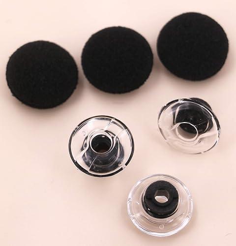 Miniatura 5 de Eartip - Kit de repuesto para auriculares Plantronics Voyager Legend, auriculares de gran tamaño con puntas de gel de oído y espuma para auriculares