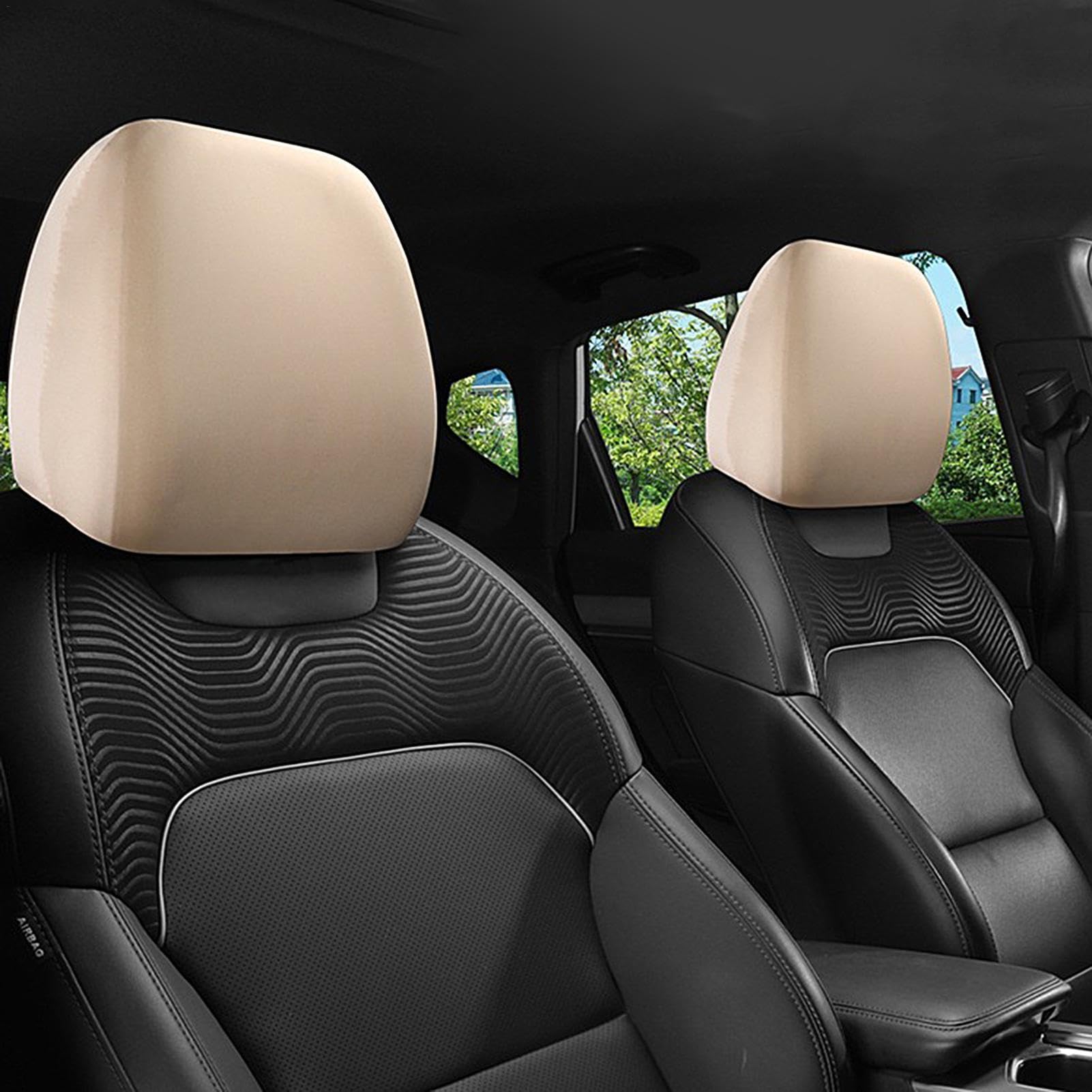 Shipenophy Housses De Siège Ensemble De 4 Housses De Protection Pour Appui-tête De Siège De