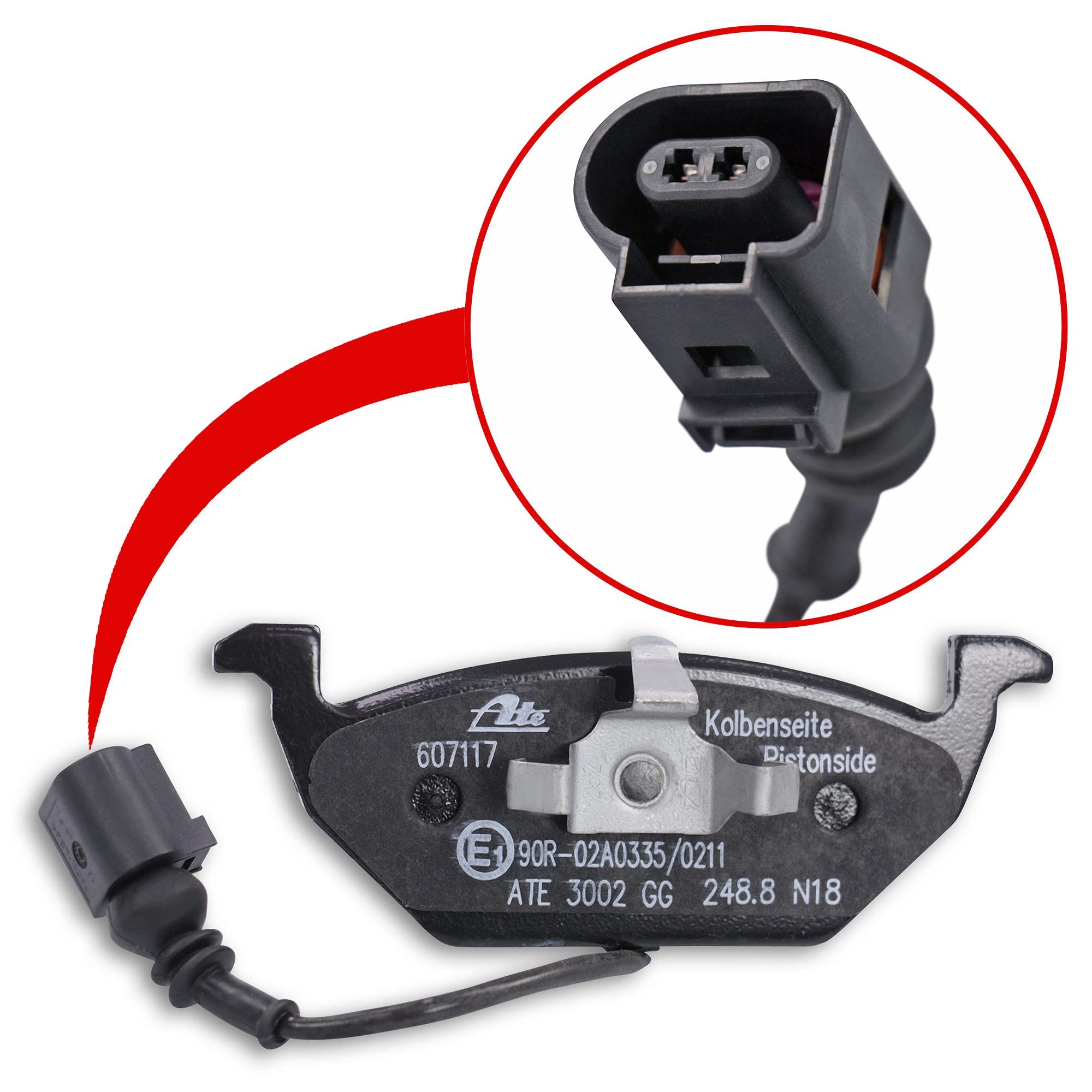 ATE Set di freni asse anteriore+dischi freno anteriori ¯ 280mm e pastiglie freno anteriori Compatibile con AUDI A3, SEAT ALTEA, LEON, TOLEDO 3, SKODA OCTAVIA 2, YETI, VW BEETLE, CADDY 3, GOLF 5+6, JET