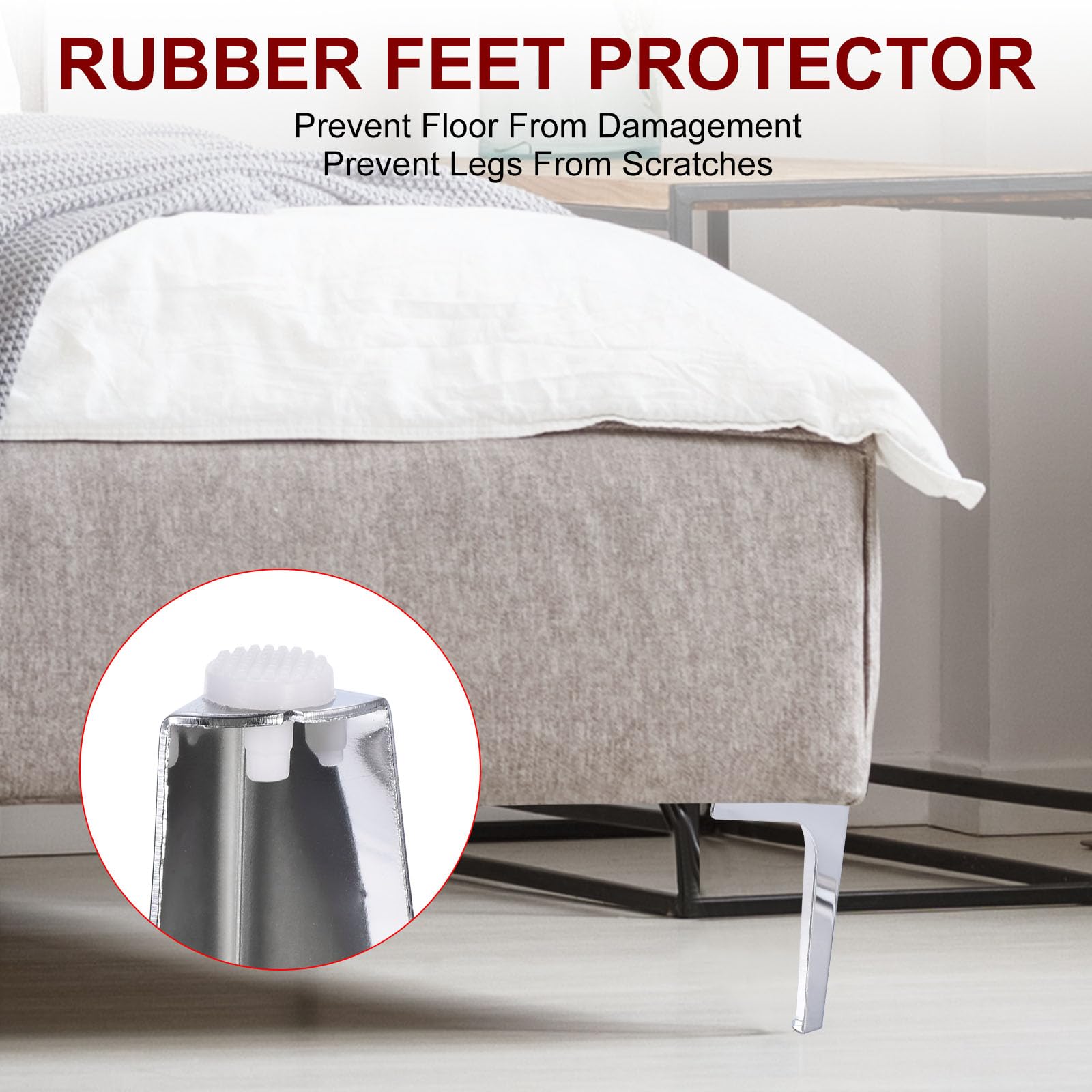 PATIKIL Metal Furniture Legs 7 Inch - Image 3