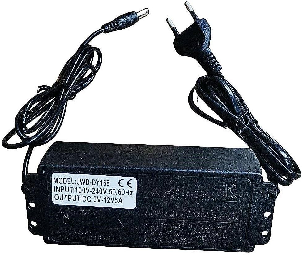 5A 120W verstelbare voeding, universele voedingsadapter 3V-24V 5A