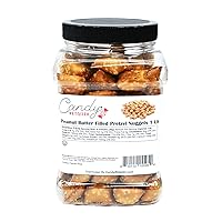 Vista 1 de Candy Retailer Nuggets de pretzel rellenos de mantequilla de maní 1 Lb
