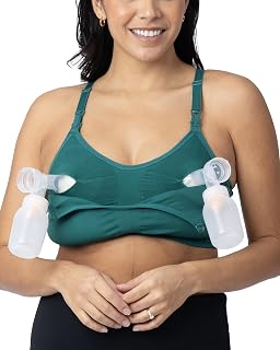 Sublime Sports Pumping Bra Hands Free | All-in-One Nursing Bras for Breastfeeding and Pumping