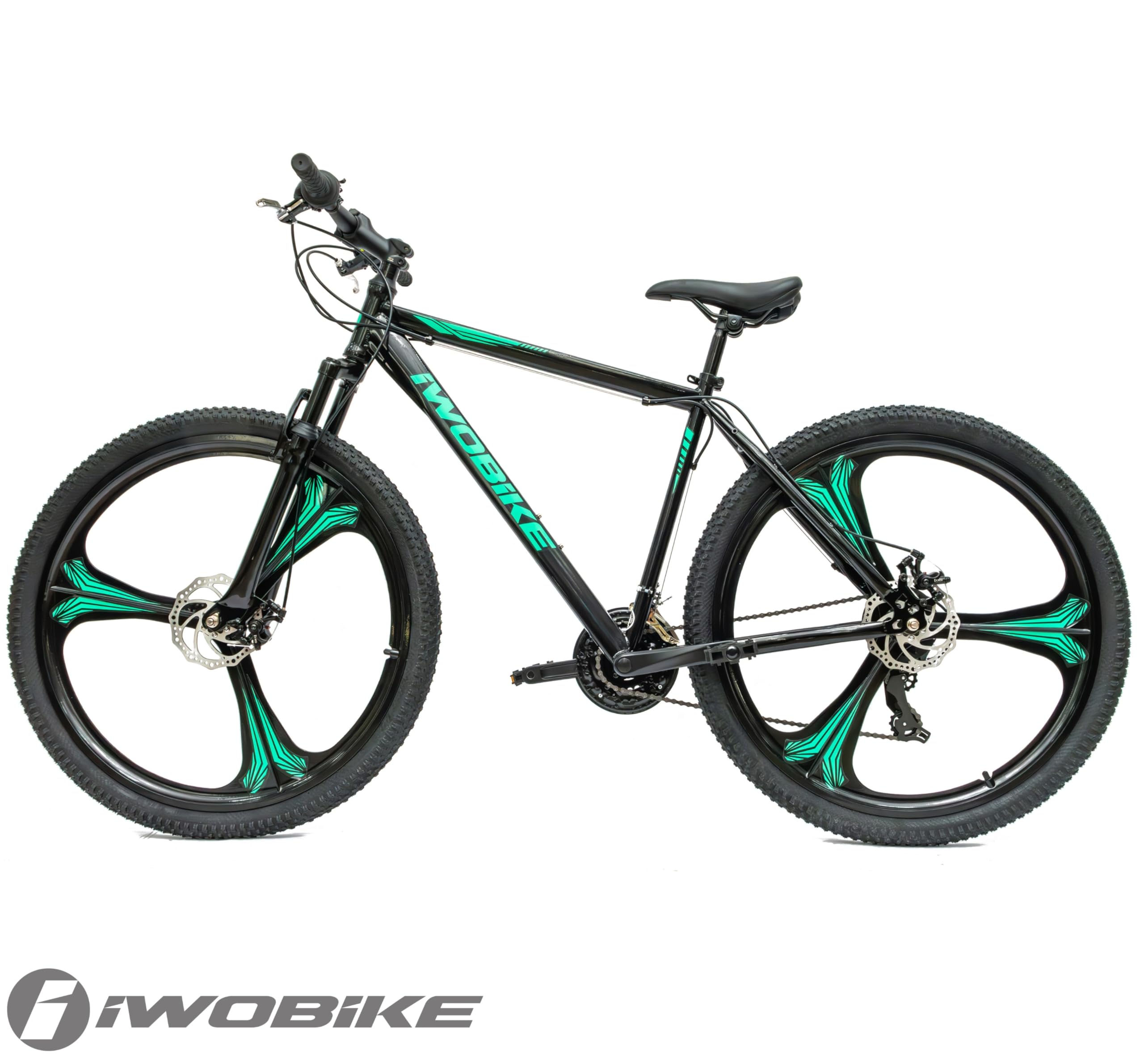 Rower Górski MTB, 29 Cali, Czarny, Męski, 21 Biegów | Rower Górski MTB, 29 Cali, Czarny, Męski, 21 Biegów, Rama Stalowa 20", Amortyzacja Przednia, Hamulce Tarczowe