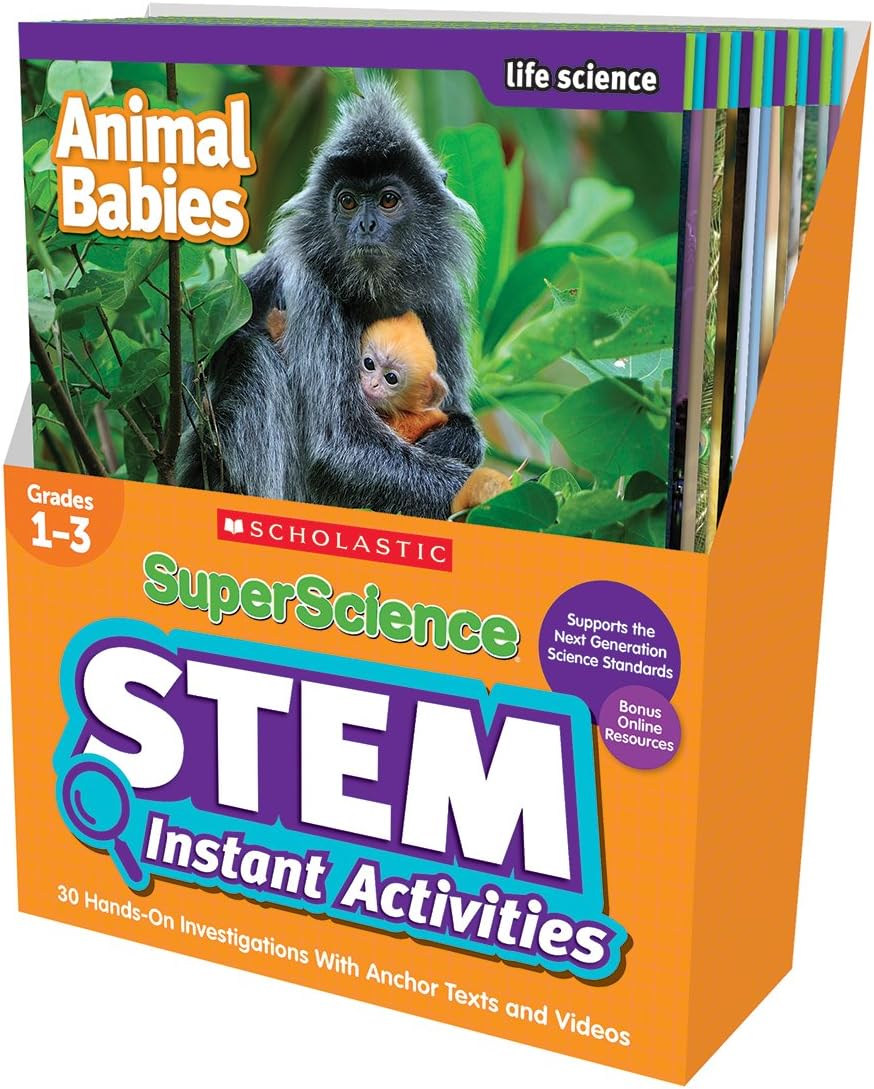 SuperScience STEM Instant Activities: Grades 1-3: 30 Hands-On Investigations With Anchor Texts and Videos