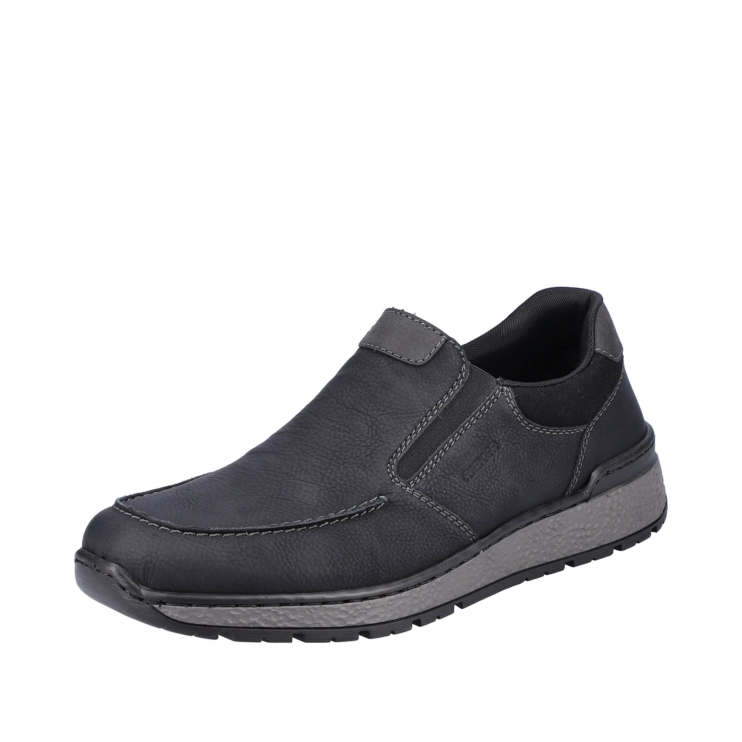 Rieker Men's Herbst/Winter Loafers, Black (Schwarz/Schwarz/Schwarz 00), 7.5 UK