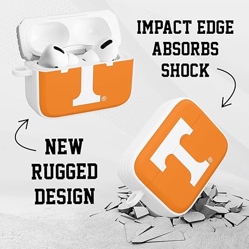 Vista 20 de AFFINITY BANDS Texas Longhorns HDX - Funda con nombre personalizado compatible con Apple AirPods Pro 1 y 2 (negro clásico)