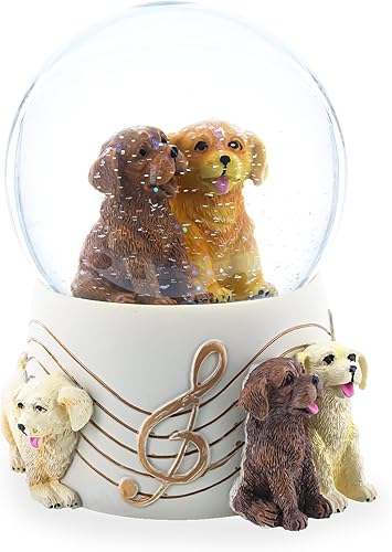 Miniatura 3 de Perros Fiesta Musical Agua Nieve Globo