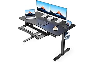 HUANUO 48x24 Electric Standing Desk: Elevate Your Workspace