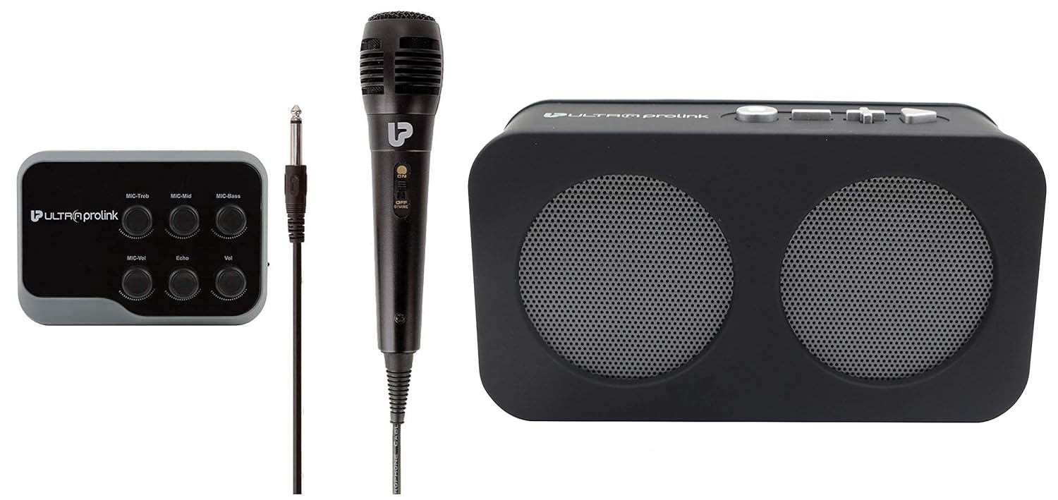 ULTRAPROLINK UM1002 Sing Along Karaoke Bluetooth Mixer with Karaoke
