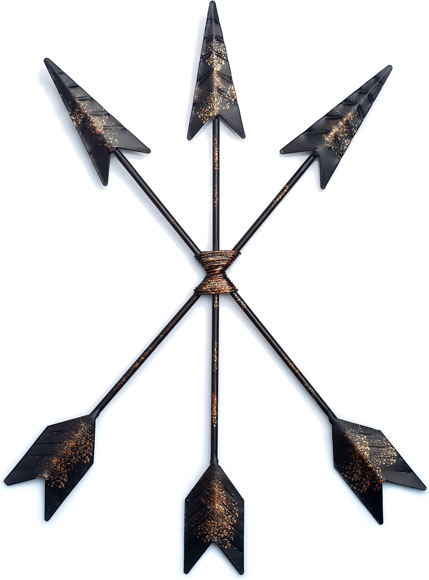 CraftyCrocodile Cast Iron Native American Arrow Wall Decor