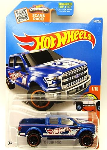 Hot Wheels 2016 HW Hot Trucks '15 Ford F-150 141/250, Azul