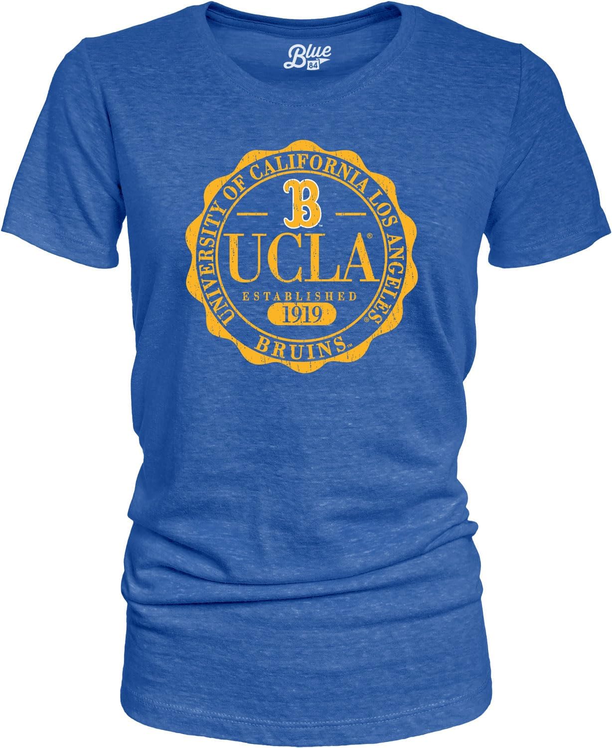 Blue 84 NCAA Womens NCAA Officially Licensed Women's Tri-Blend T-Shirt Emblem