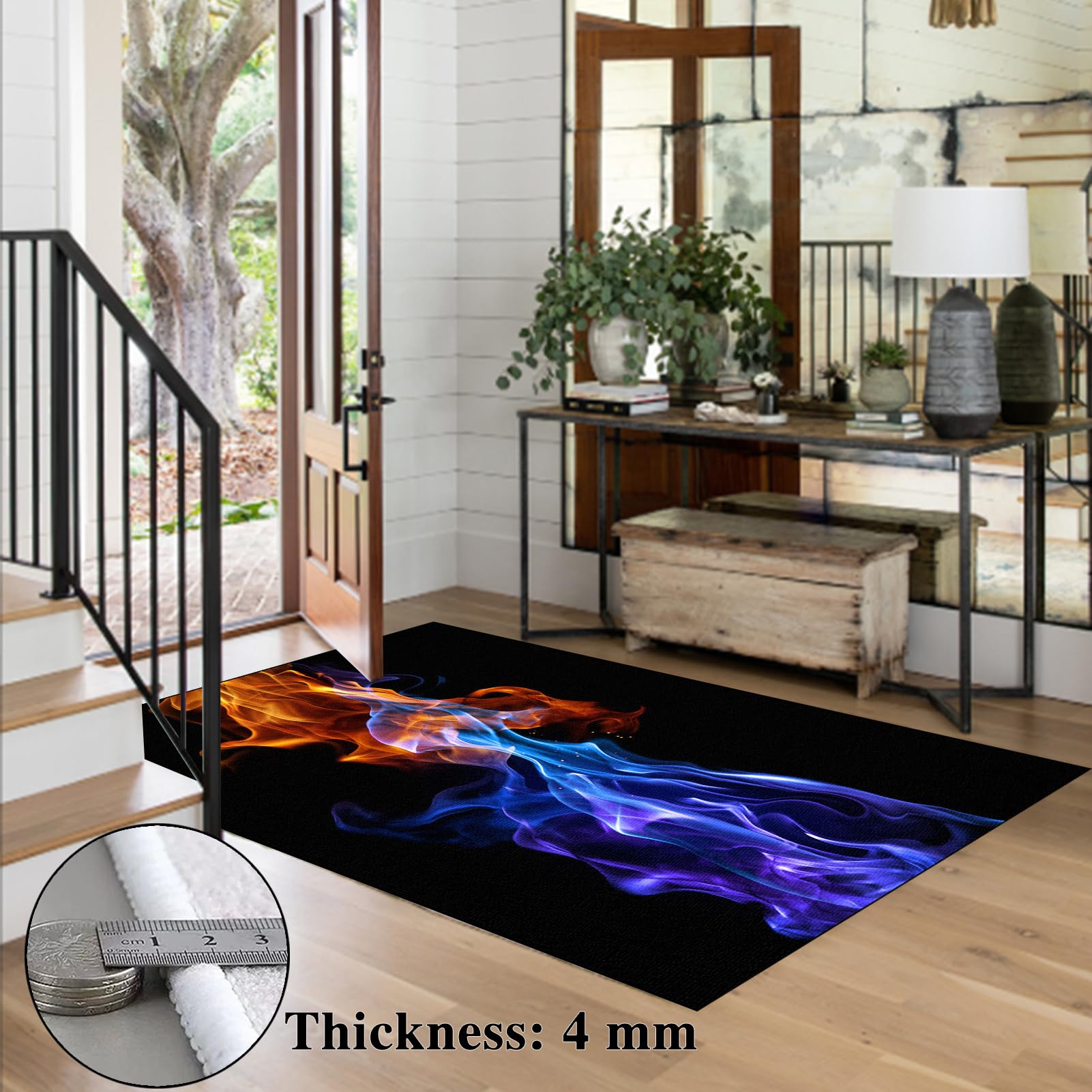 Tapis Antidérapant Chaise Gaming 150 x 180 cm Tapis Chaise de Bureau, Tapis pour Fauteuil, Tapis Gaming Sol pour Sols durs, Protège Sol Protection Sol Gamer Bureau Gaming pour Salon, Chambre, Bureau