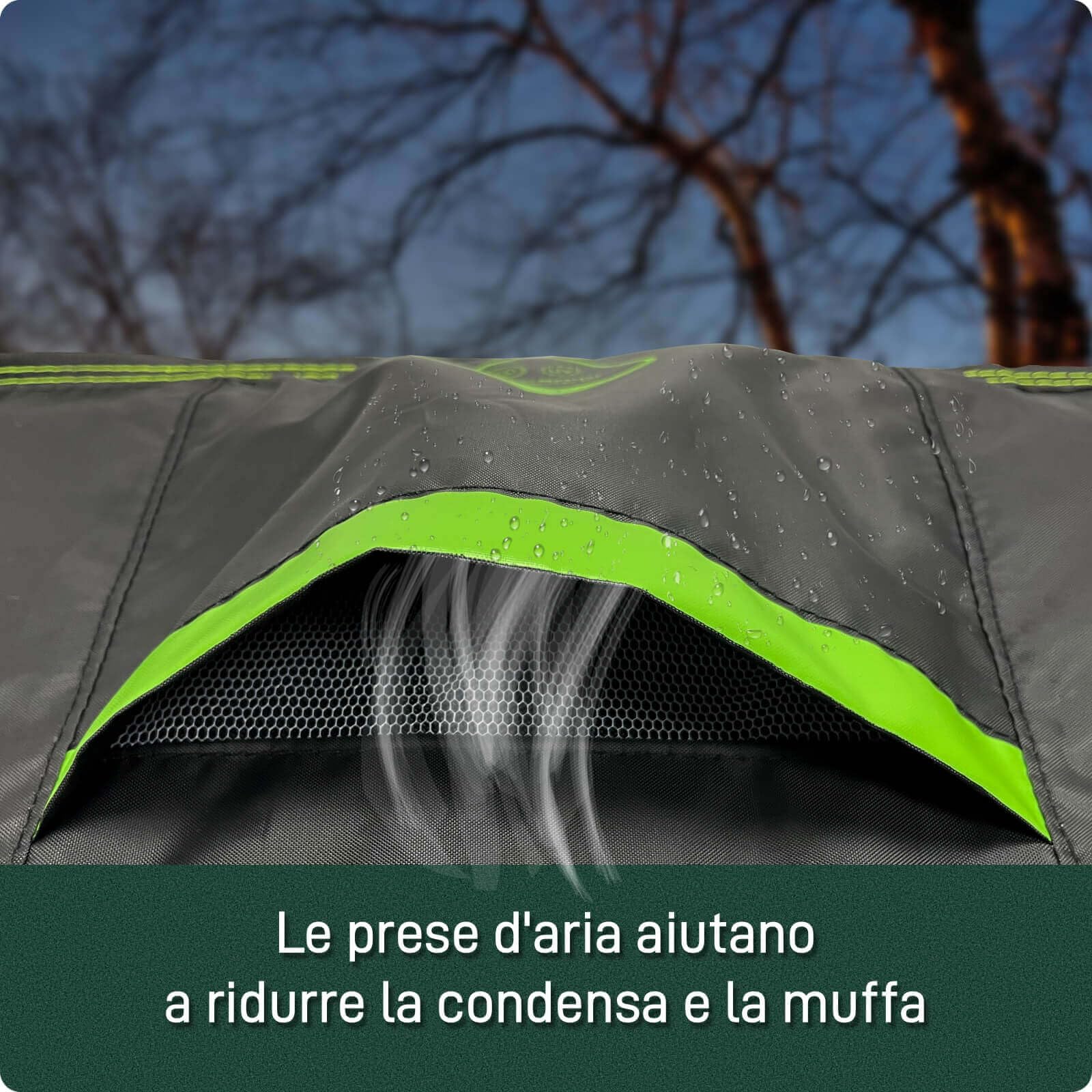 AWNIC Copri Dondolo 3 Posti Impermeabile Resistente ai Raggi UV e Agli Strappi Copertura Dondolo 420D Oxford Durevole Adatto per le Dondolo da Giardino 210x125x170cm
