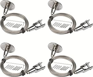 OTTFF - Paquete de 4 ganchos para letreros de techo de 6.5 pies x 2 mm