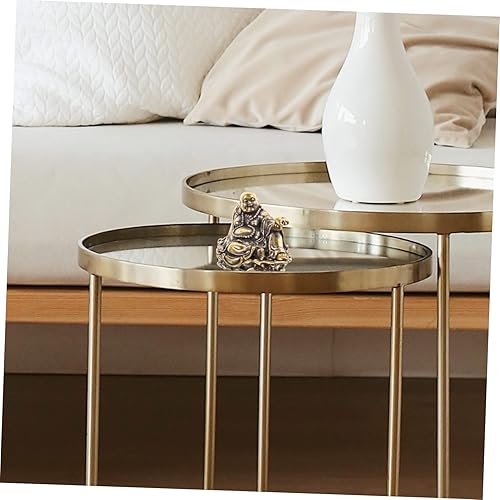 Miniatura 9 de STOBOK 3 piezas de estatua de Buda baratijas Artículos para el hogar Decoración antigua Decoración interior Adornos Chinoiserie Adornos Meditación