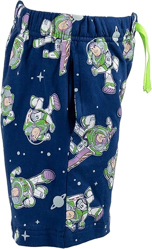Miniatura 8 de Disney Pixar Cars Mickey Mouse King Toy Story Buzz Lightyear - Conjunto de camiseta gráfica y pantalones cortos de rizo francés